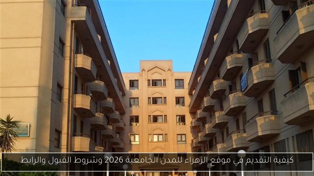 كيفية التقديم في موقع الزهراء للمدن الجامعية 2026 وشروط القبول والرابط
