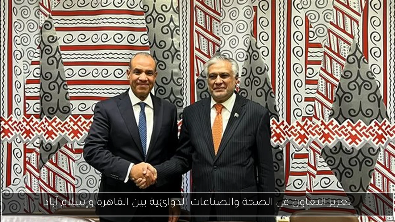 تعزيز التعاون في الصحة والصناعات الدوائية بين القاهرة وإسلام آباد