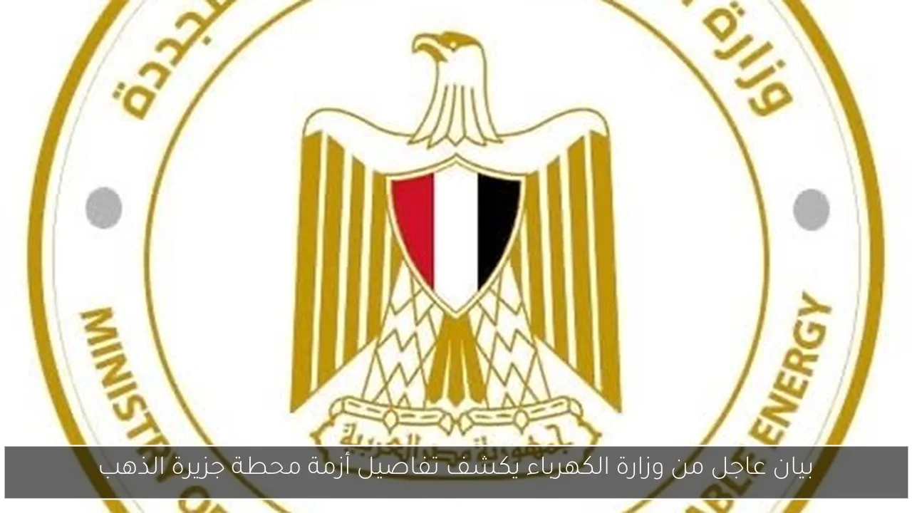بيان عاجل من وزارة الكهرباء يكشف تفاصيل أزمة محطة جزيرة الذهب