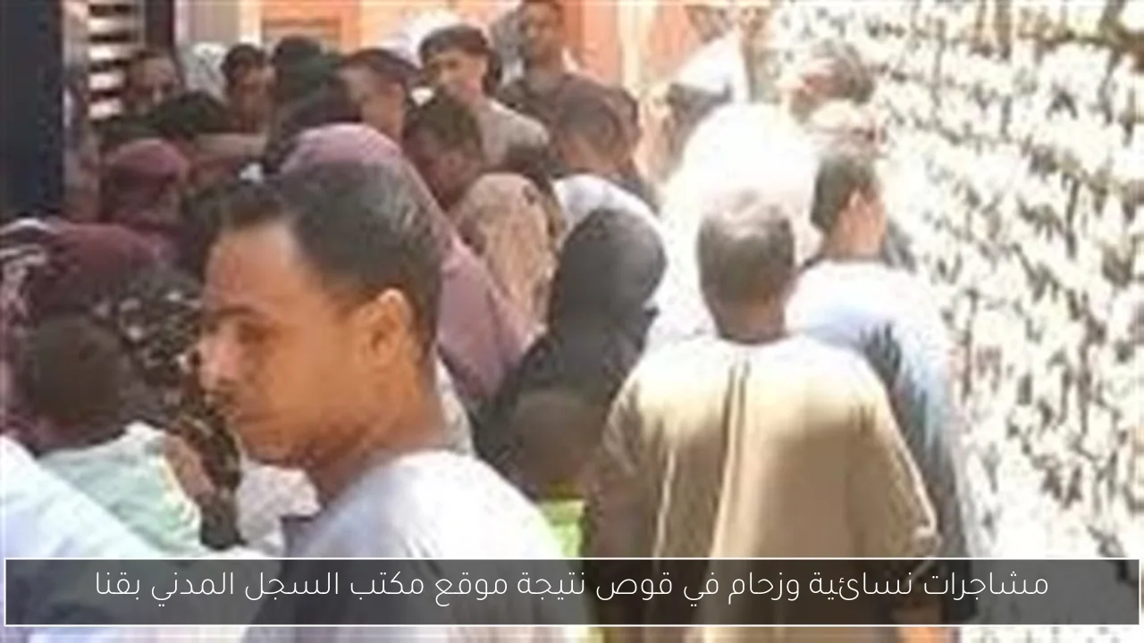مشاجرات نسائية وزحام في قوص نتيجة موقع مكتب السجل المدني بقنا