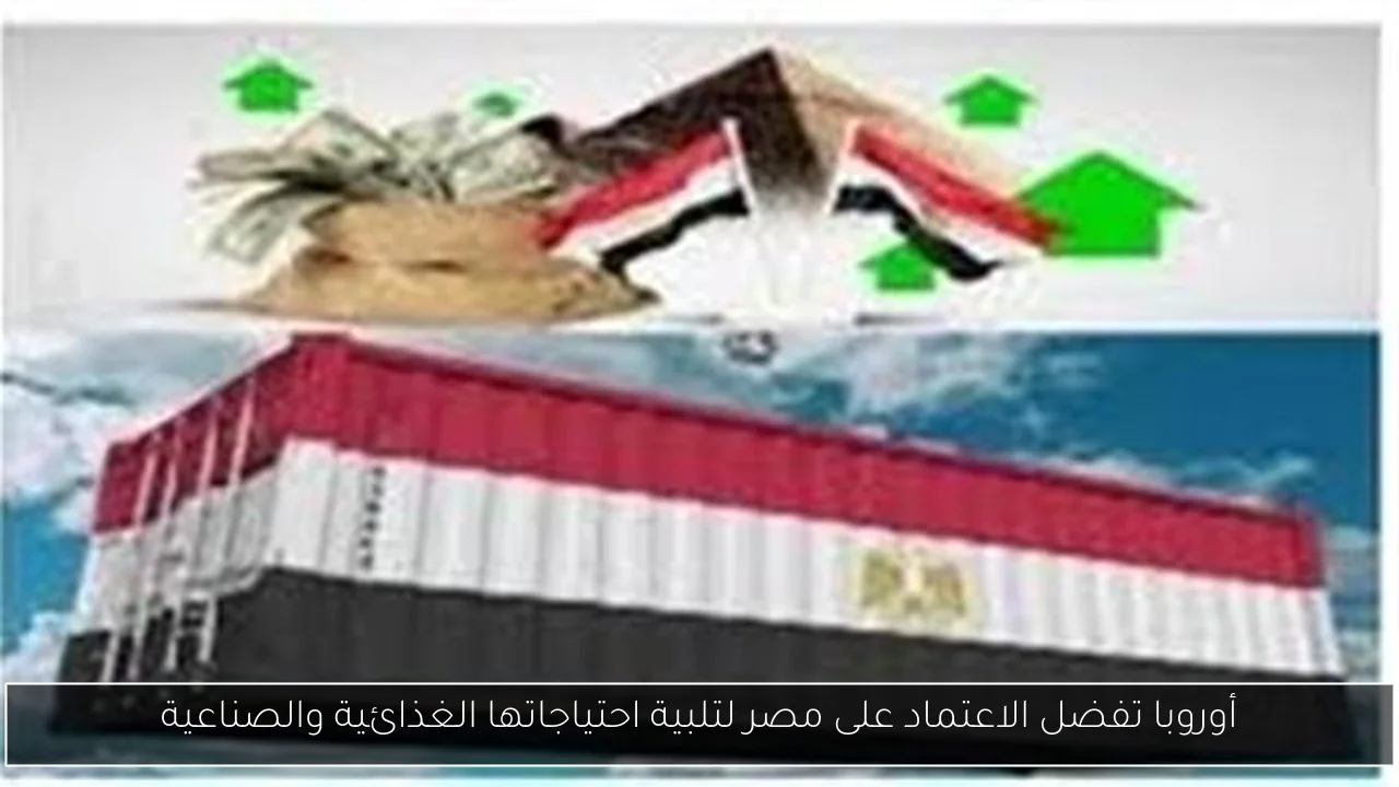 أوروبا تفضل الاعتماد على مصر لتلبية احتياجاتها الغذائية والصناعية