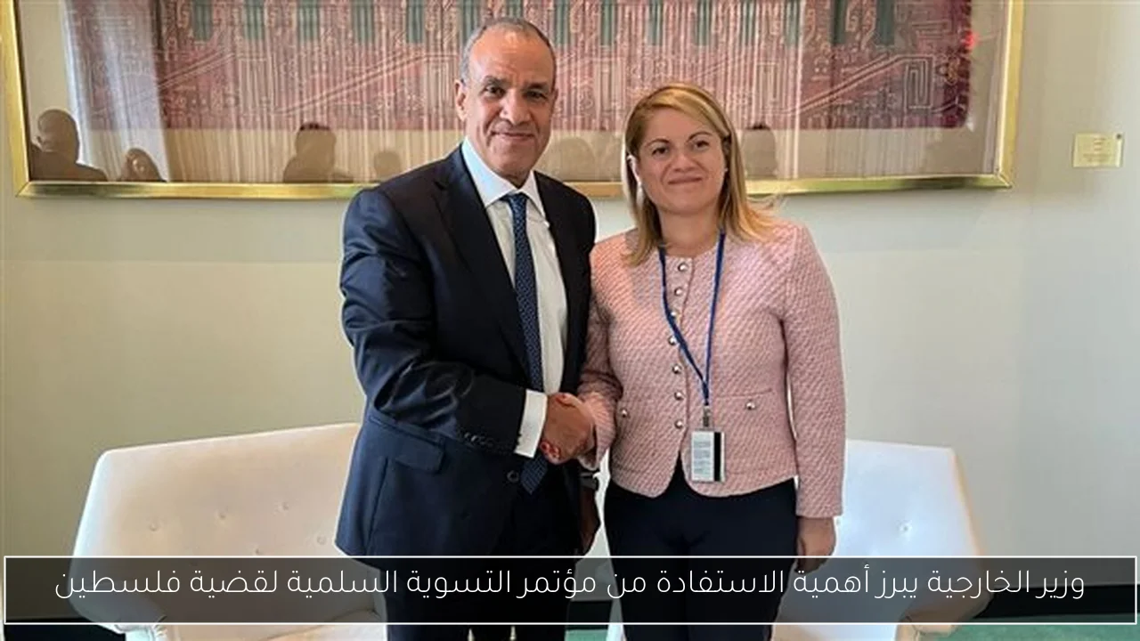 وزير الخارجية يبرز أهمية الاستفادة من مؤتمر التسوية السلمية لقضية فلسطين