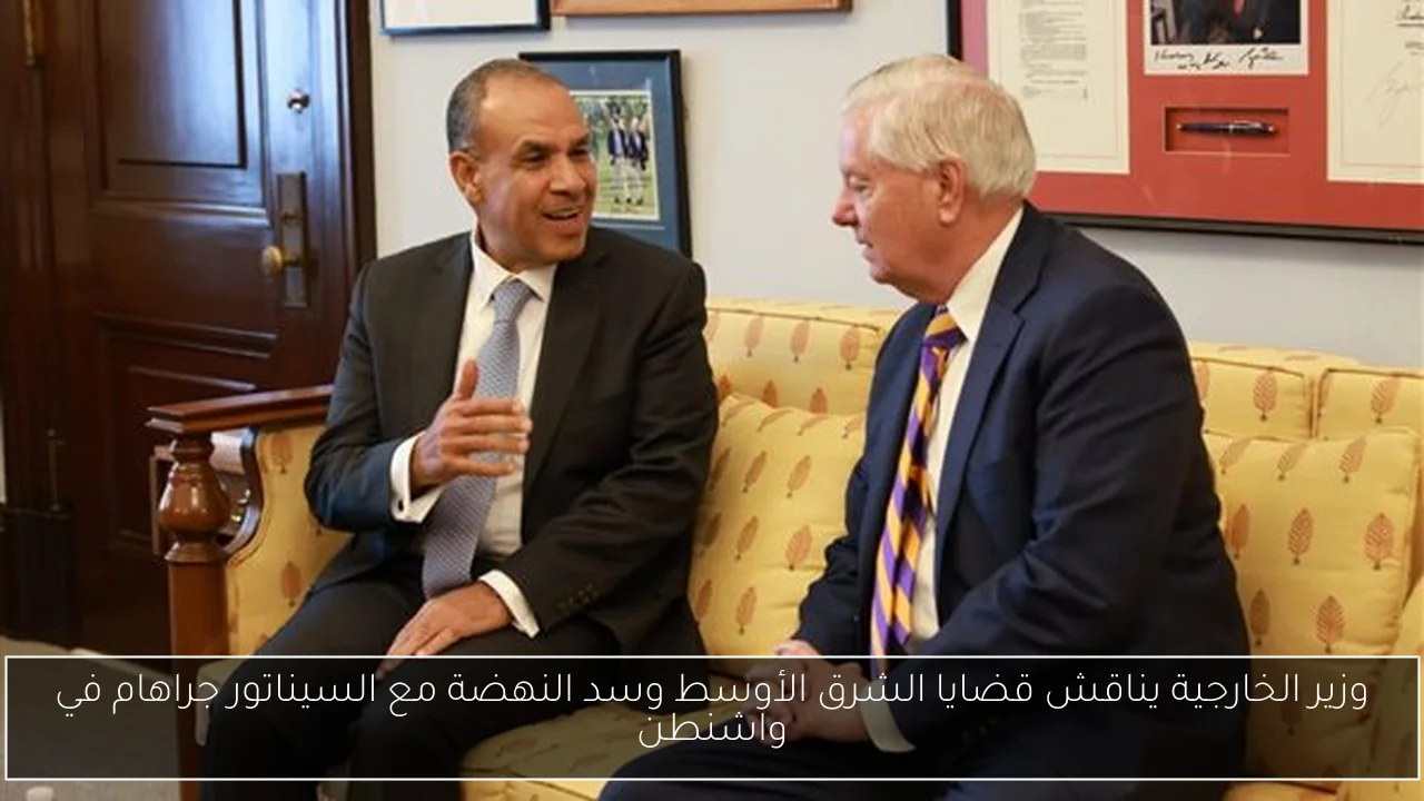 وزير الخارجية يناقش قضايا الشرق الأوسط وسد النهضة مع السيناتور جراهام في واشنطن