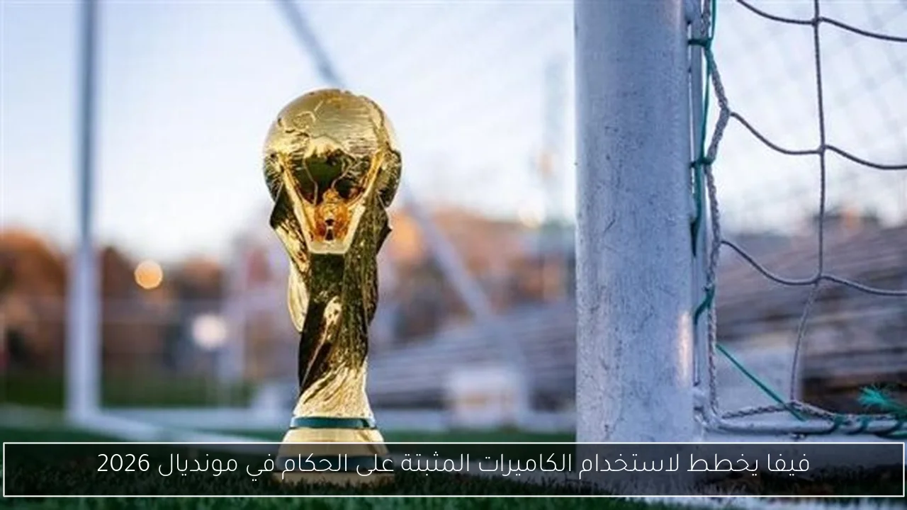 فيفا يخطط لاستخدام الكاميرات المثبتة على الحكام في مونديال 2026