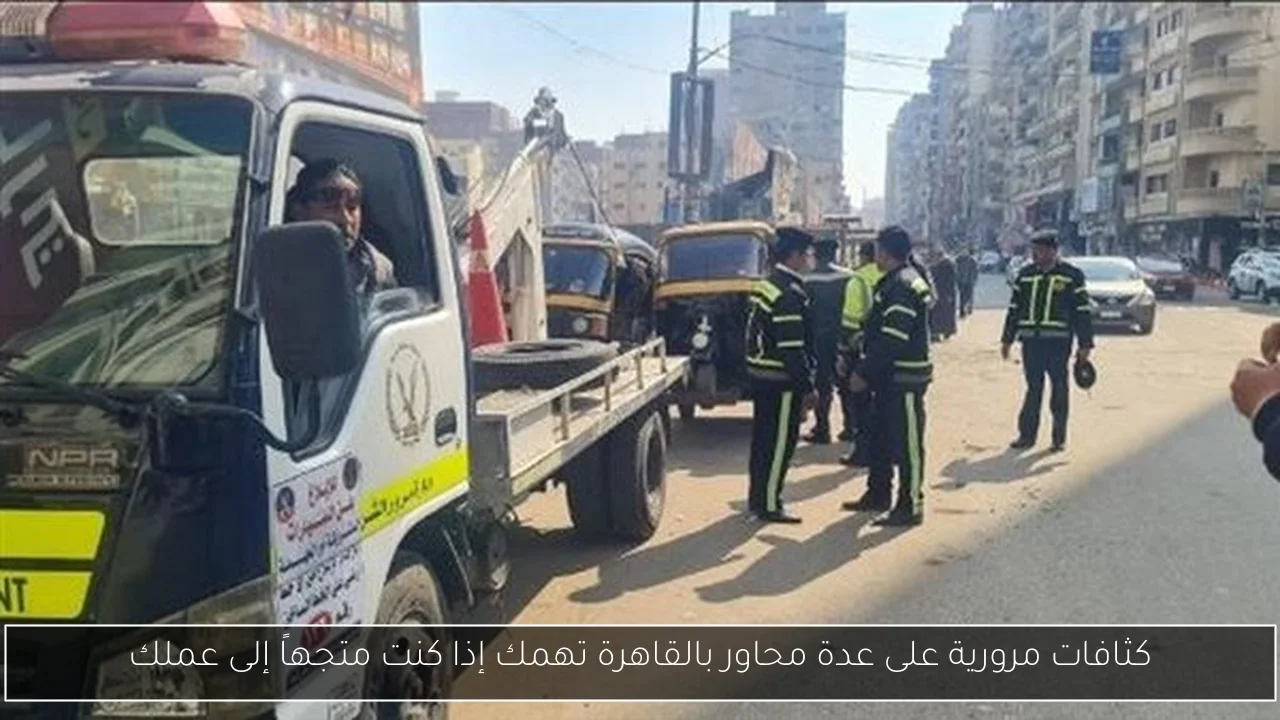 كثافات مرورية على عدة محاور بالقاهرة تهمك إذا كنت متجهاً إلى عملك
