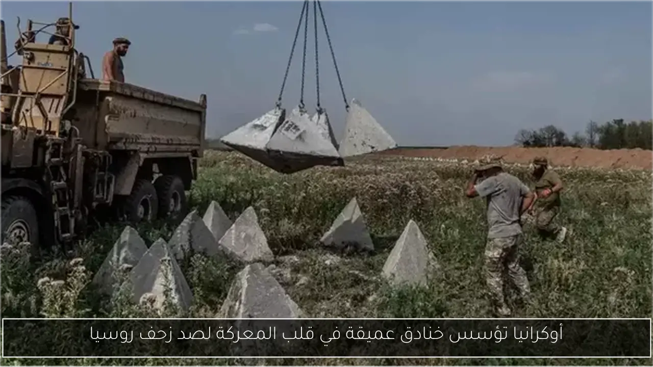 أوكرانيا تؤسس خنادق عميقة في قلب المعركة لصد زحف روسيا