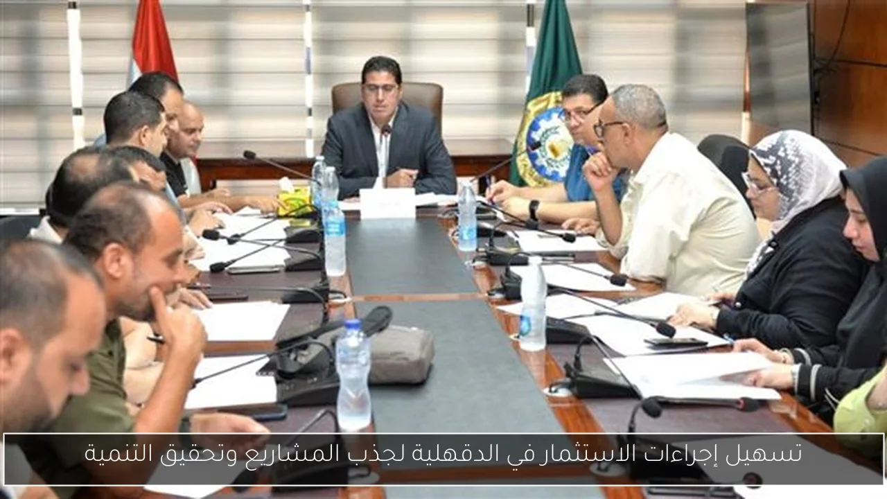 تسهيل إجراءات الاستثمار في الدقهلية لجذب المشاريع وتحقيق التنمية