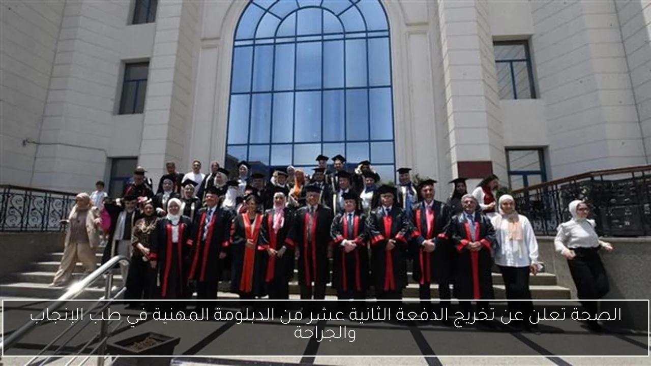 الصحة تعلن عن تخريج الدفعة الثانية عشر من الدبلومة المهنية في طب الإنجاب والجراحة