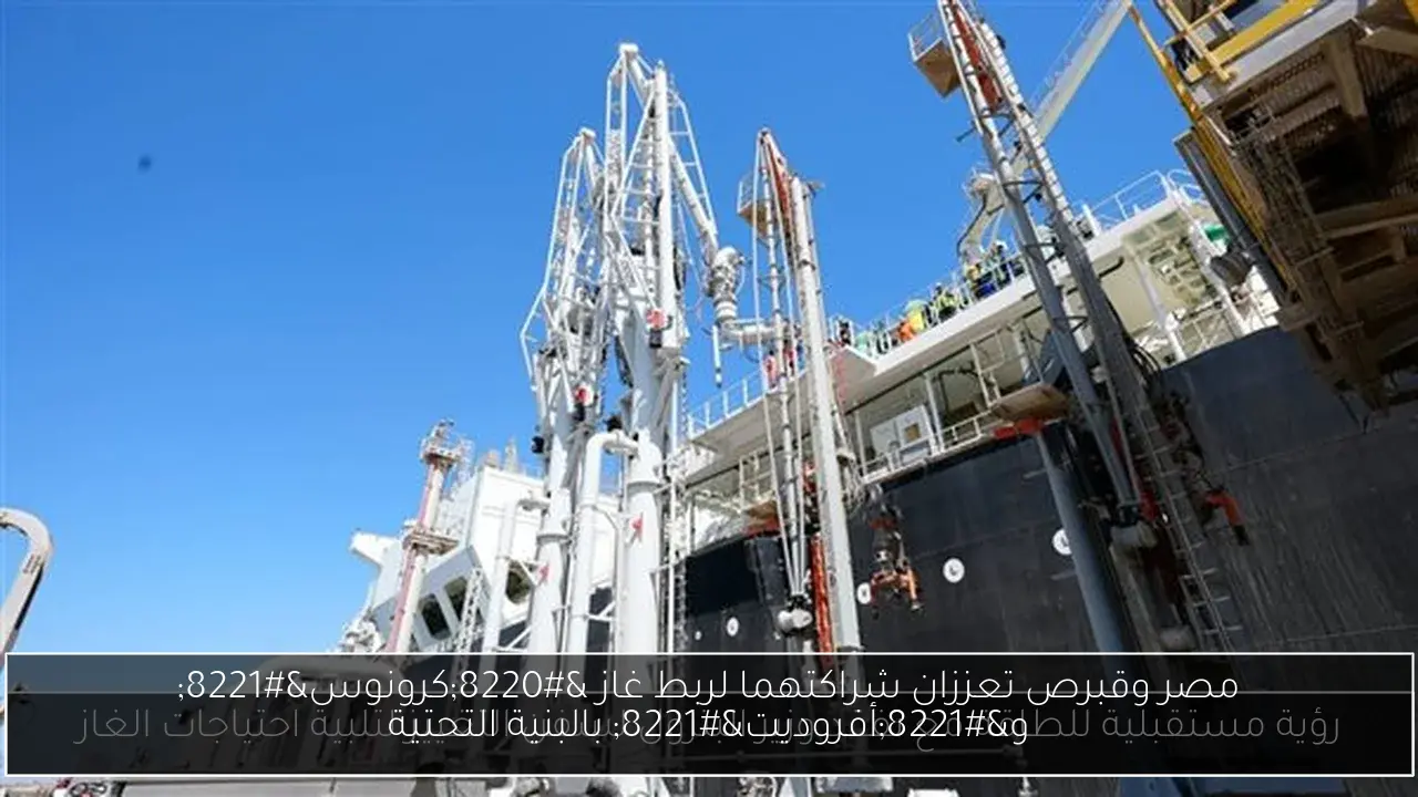 مصر وقبرص تعززان شراكتهما لربط غاز “كرونوس” و”أفروديت” بالبنية التحتية