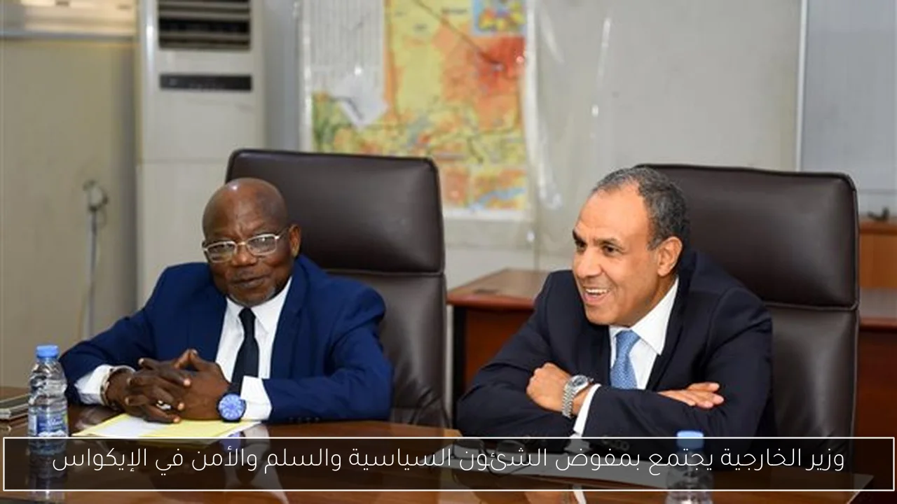 وزير الخارجية يجتمع بمفوض الشئون السياسية والسلم والأمن في الإيكواس