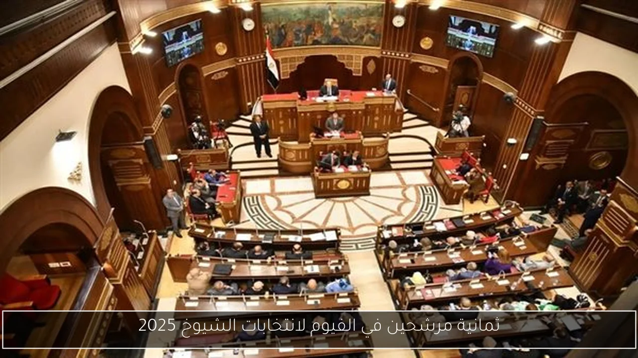 ثمانية مرشحين في الفيوم لانتخابات الشيوخ 2025