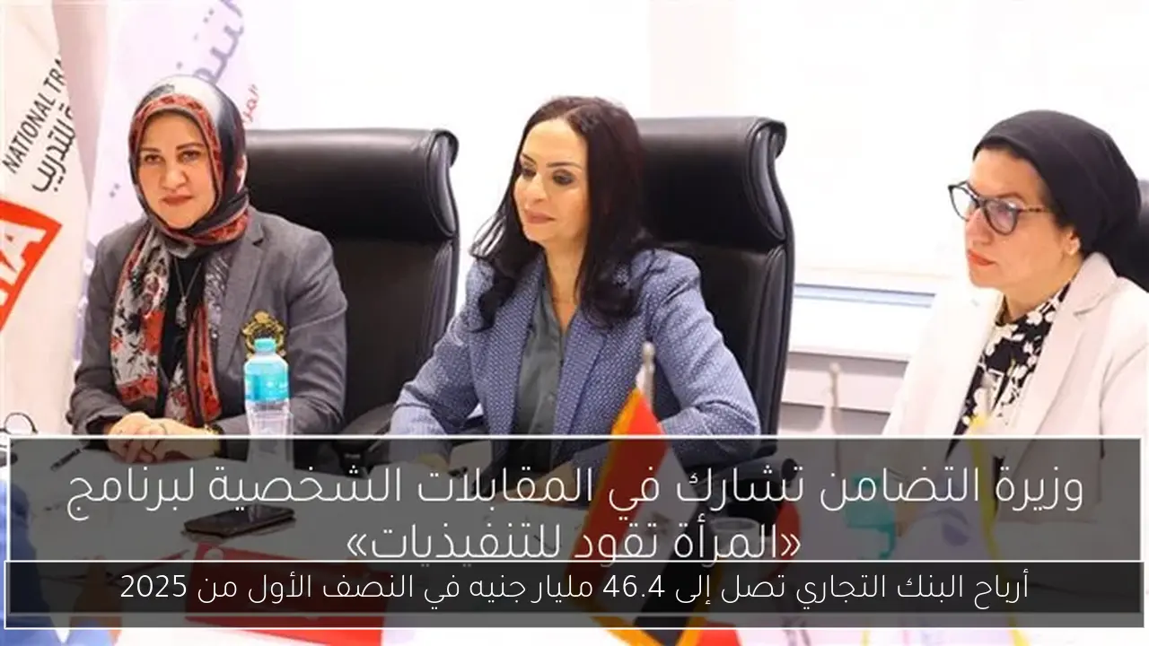 أرباح البنك التجاري تصل إلى 46.4 مليار جنيه في النصف الأول من 2025