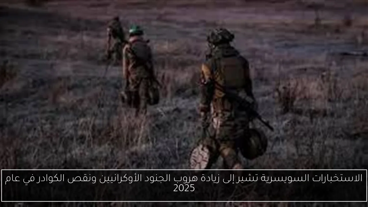 الاستخبارات السويسرية تشير إلى زيادة هروب الجنود الأوكرانيين ونقص الكوادر في عام 2025