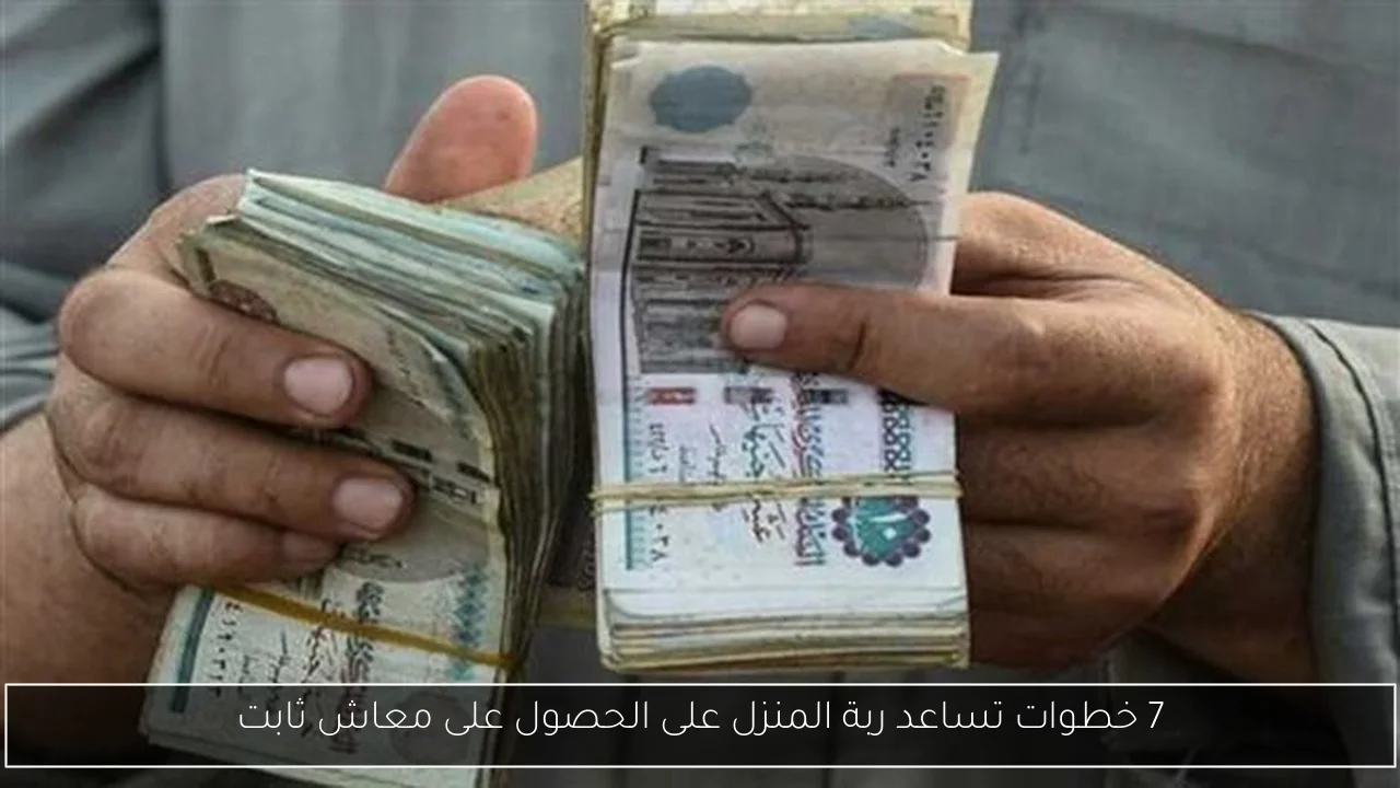 7 خطوات تساعد ربة المنزل على الحصول على معاش ثابت
