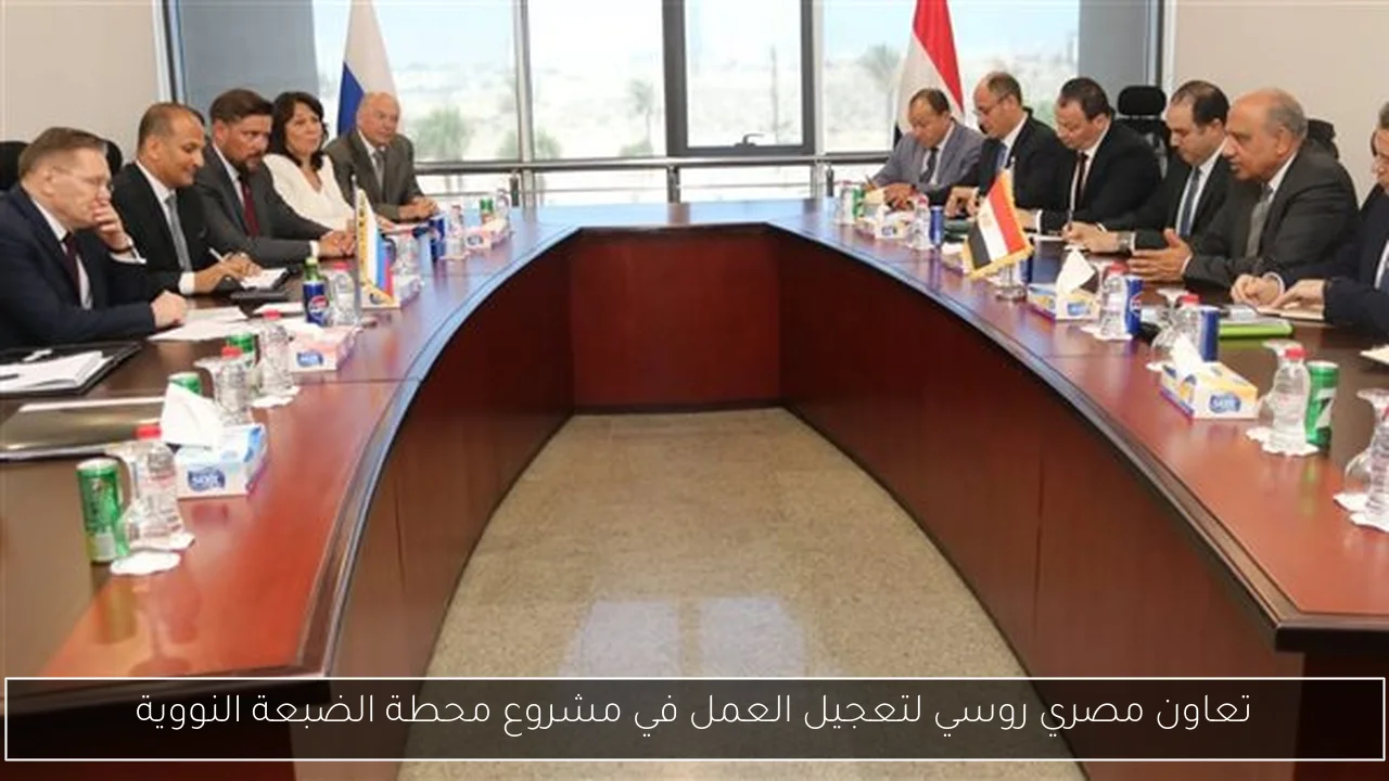 تعاون مصري روسي لتعجيل العمل في مشروع محطة الضبعة النووية