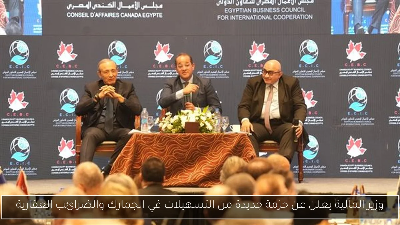 وزير المالية يعلن عن حزمة جديدة من التسهيلات في الجمارك والضرائب العقارية