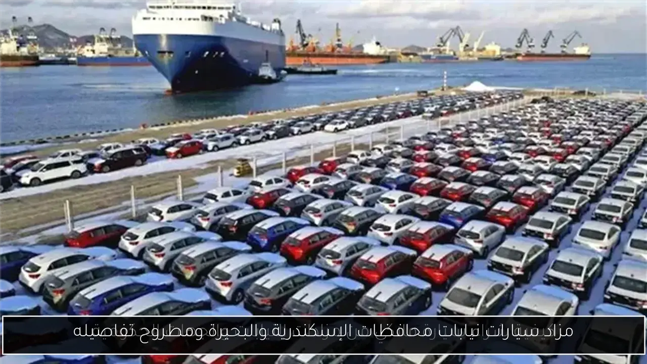 مزاد سيارات نيابات محافظات الإسكندرية والبحيرة ومطروح تفاصيله