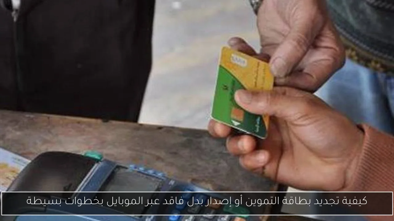 كيفية تجديد بطاقة التموين أو إصدار بدل فاقد عبر الموبايل بخطوات بسيطة