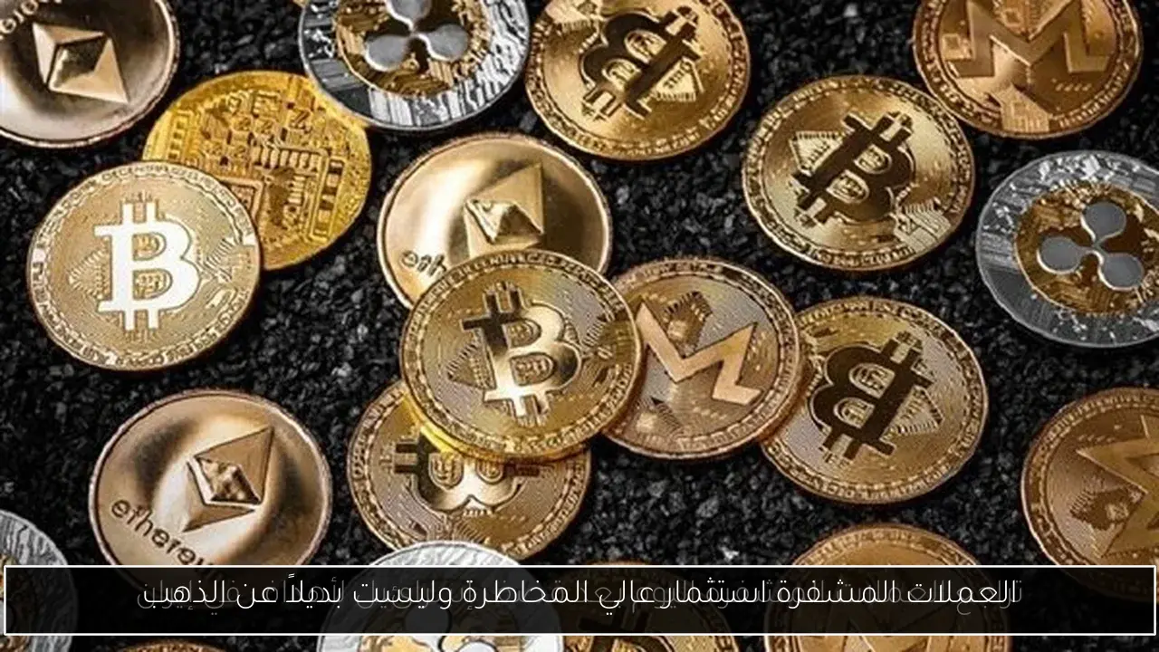 العملات المشفرة استثمار عالي المخاطرة وليست بديلاً عن الذهب