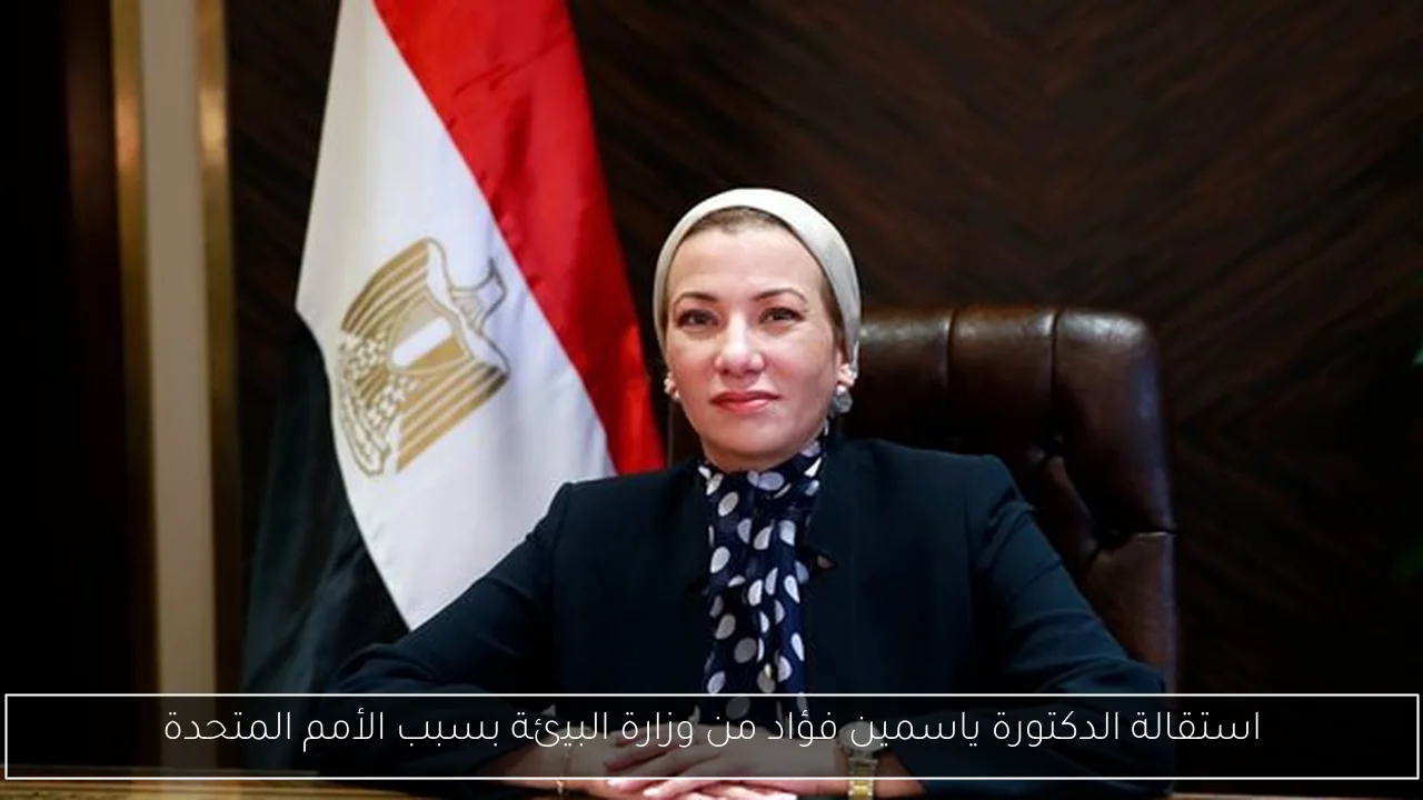 استقالة الدكتورة ياسمين فؤاد من وزارة البيئة بسبب الأمم المتحدة