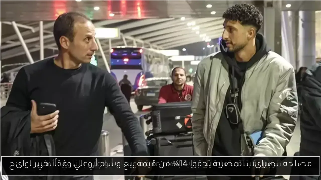 مصلحة الضرائب المصرية تحقق 14% من قيمة بيع وسام أبوعلي وفقاً لخبير لوائح