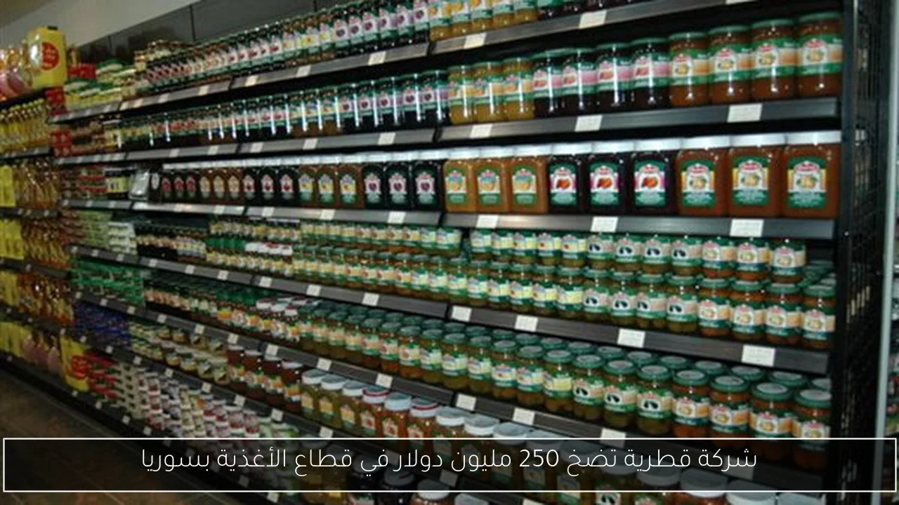 شركة قطرية تضخ 250 مليون دولار في قطاع الأغذية بسوريا