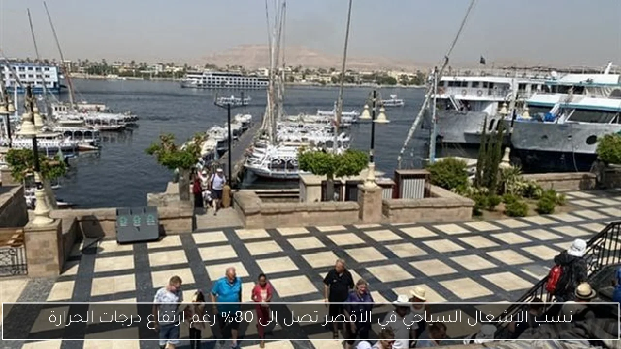 نسب الإشغال السياحي في الأقصر تصل إلى 80% رغم ارتفاع درجات الحرارة