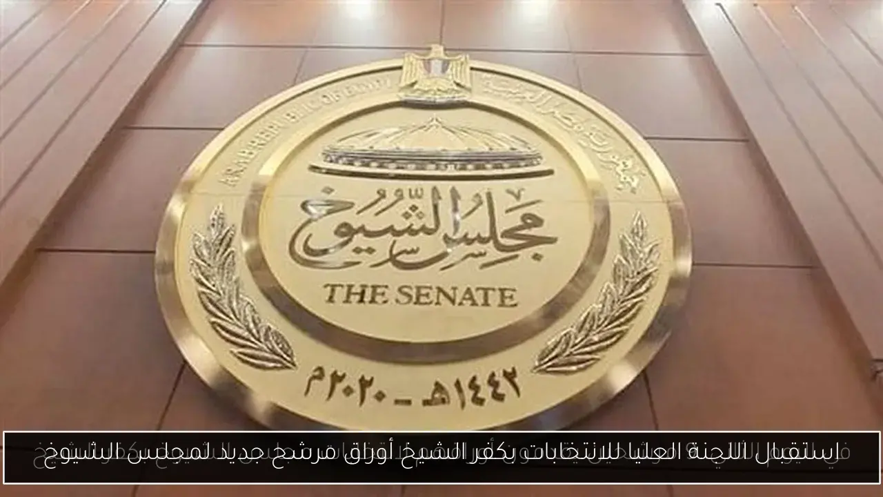 استقبال اللجنة العليا للانتخابات بكفر الشيخ أوراق مرشح جديد لمجلس الشيوخ