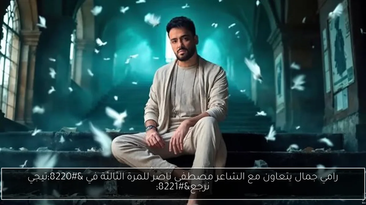 رامي جمال يتعاون مع الشاعر مصطفى ناصر للمرة الثالثة في “تيجي نرجع”