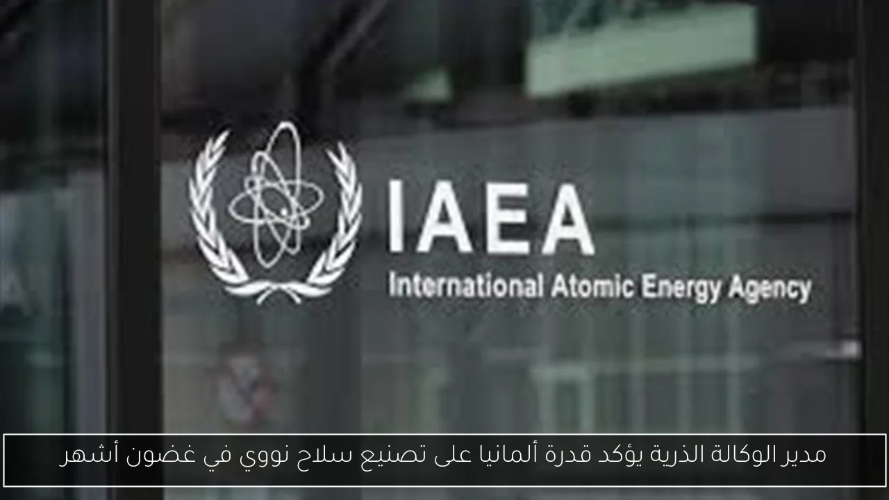 مدير الوكالة الذرية يؤكد قدرة ألمانيا على تصنيع سلاح نووي في غضون أشهر