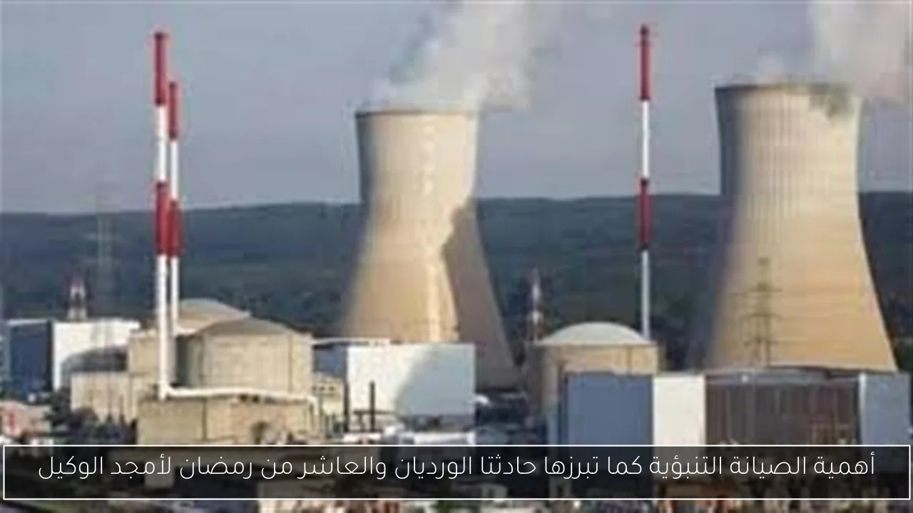 أهمية الصيانة التنبؤية كما تبرزها حادثتا الورديان والعاشر من رمضان لأمجد الوكيل