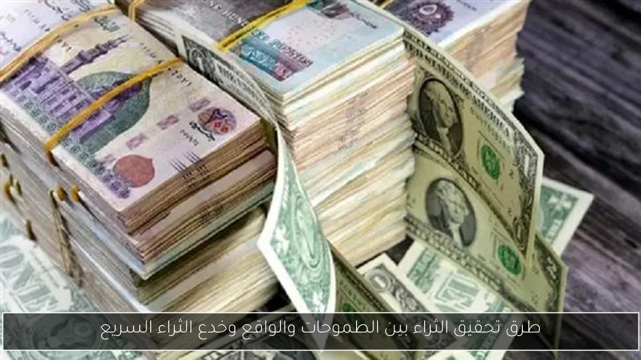 طرق تحقيق الثراء بين الطموحات والواقع وخدع الثراء السريع
