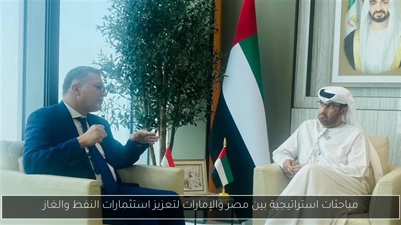 مباحثات استراتيجية بين مصر والإمارات لتعزيز استثمارات النفط والغاز
