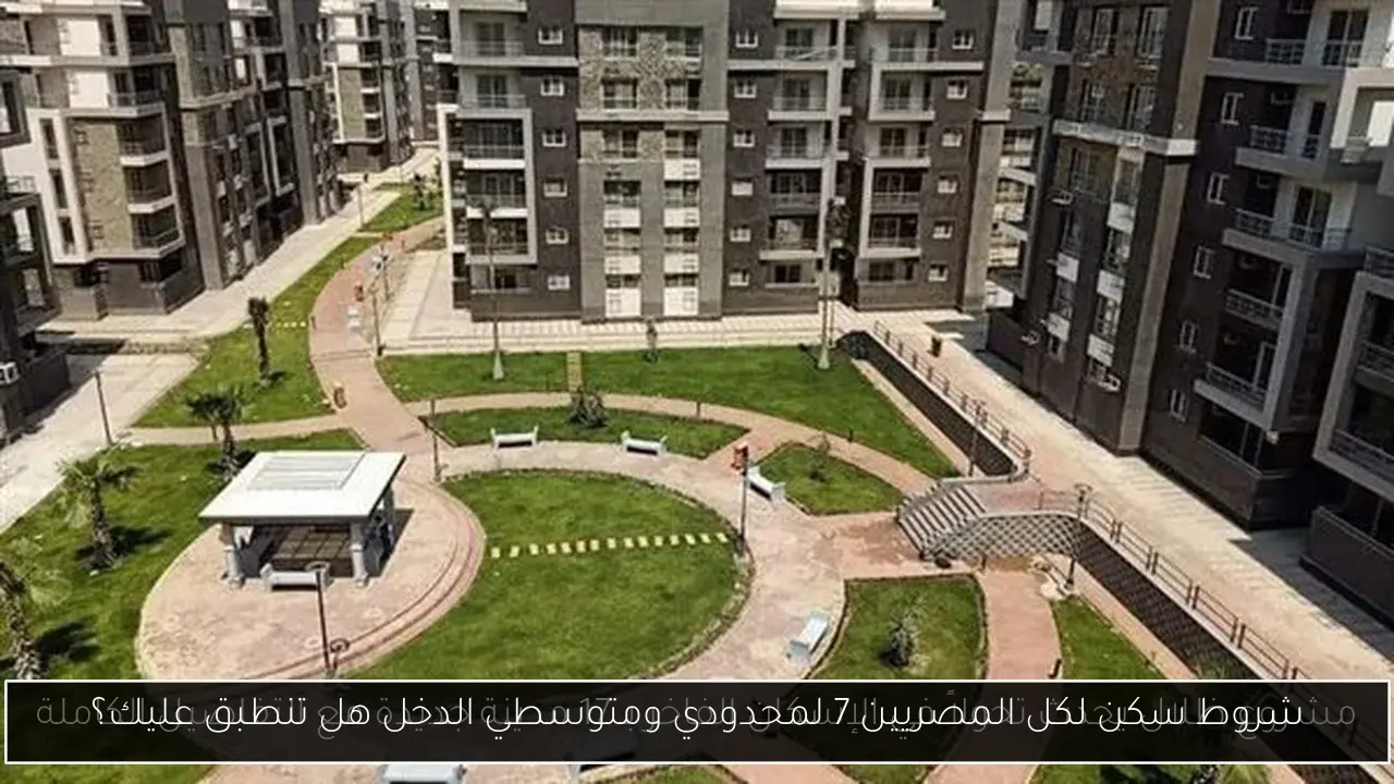 شروط سكن لكل المصريين 7 لمحدودي ومتوسطي الدخل هل تنطبق عليك؟