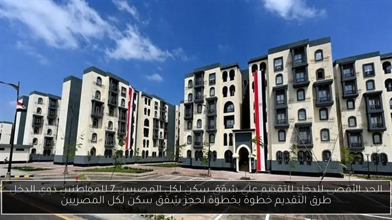 طرق التقديم خطوة بخطوة لحجز شقق سكن لكل المصريين