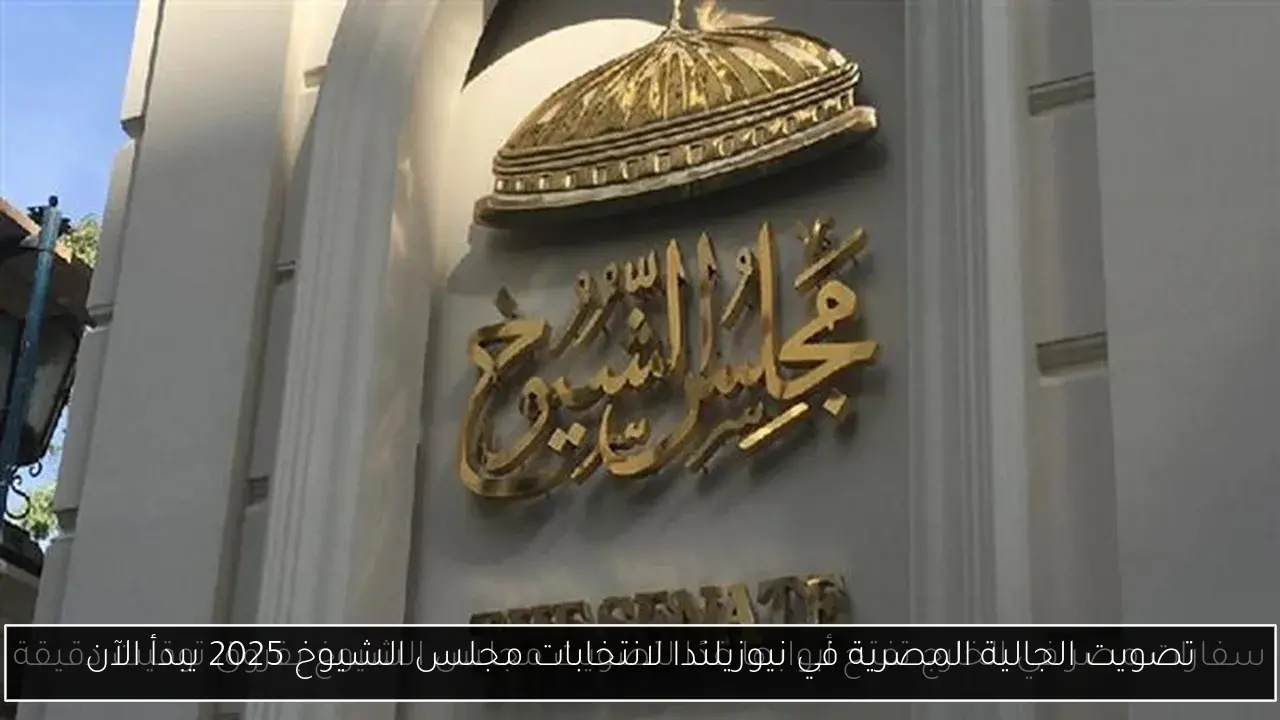 تصويت الجالية المصرية في نيوزيلندا لانتخابات مجلس الشيوخ 2025 يبدأ الآن