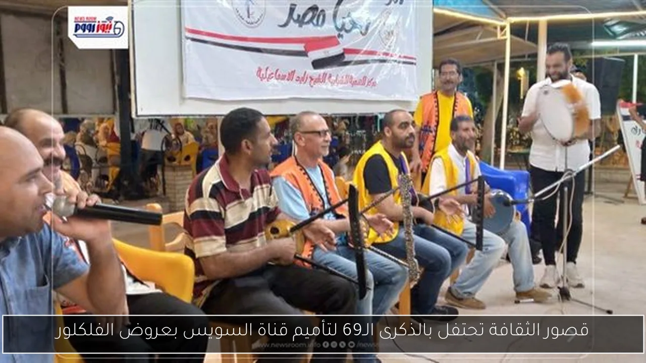 قصور الثقافة تحتفل بالذكرى الـ69 لتأميم قناة السويس بعروض الفلكلور