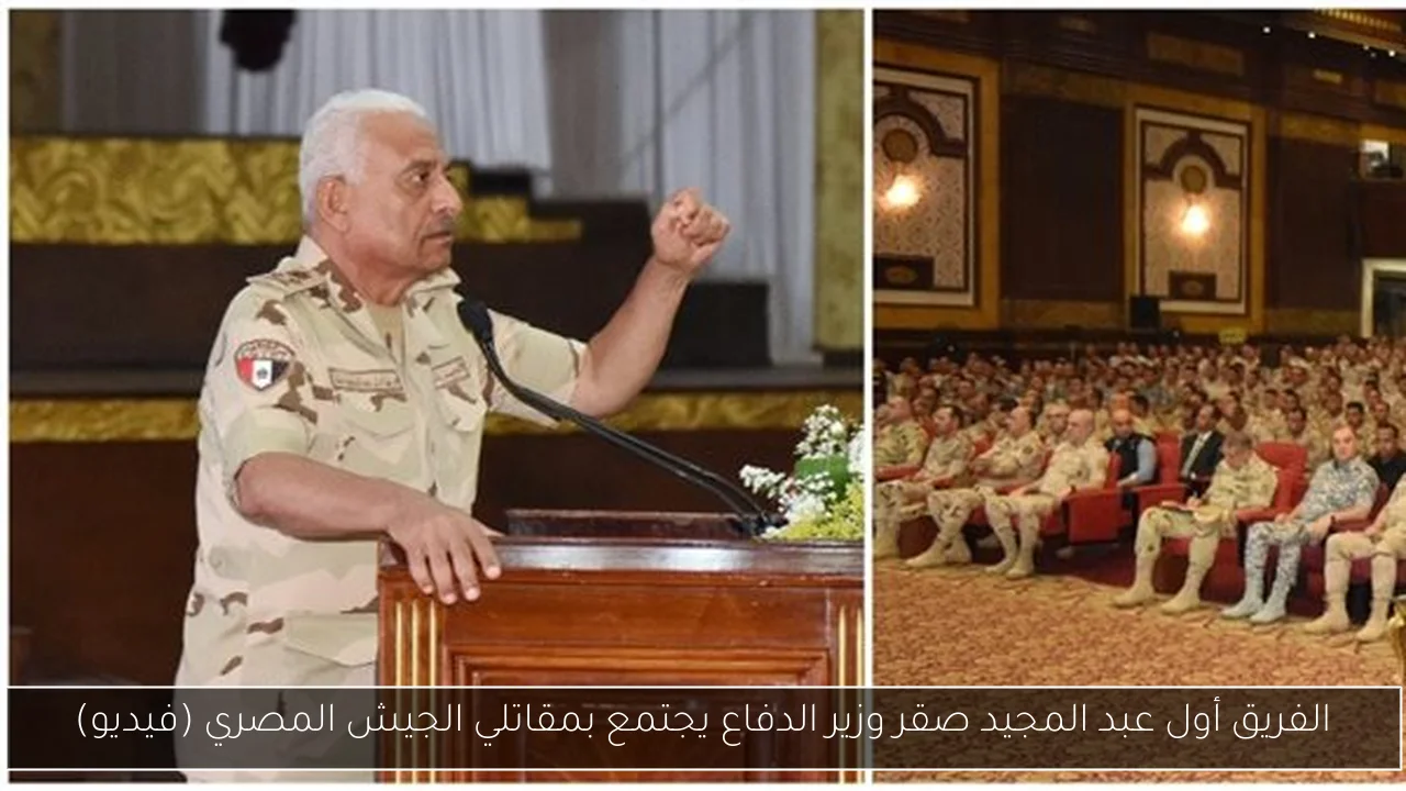 الفريق أول عبد المجيد صقر وزير الدفاع يجتمع بمقاتلي الجيش المصري (فيديو)