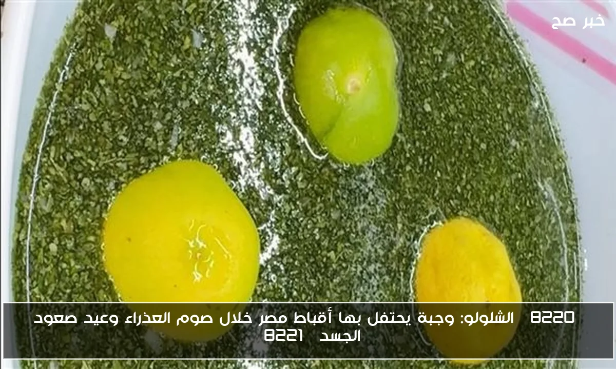 “الشلولو: وجبة يحتفل بها أقباط مصر خلال صوم العذراء وعيد صعود الجسد”