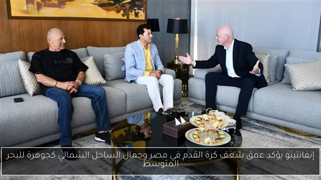 إنفانتينو يؤكد عمق شغف كرة القدم في مصر وجمال الساحل الشمالي كجوهرة للبحر المتوسط