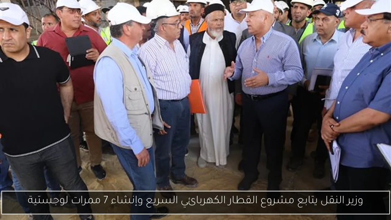 وزير النقل يتابع مشروع القطار الكهربائي السريع وإنشاء 7 ممرات لوجستية