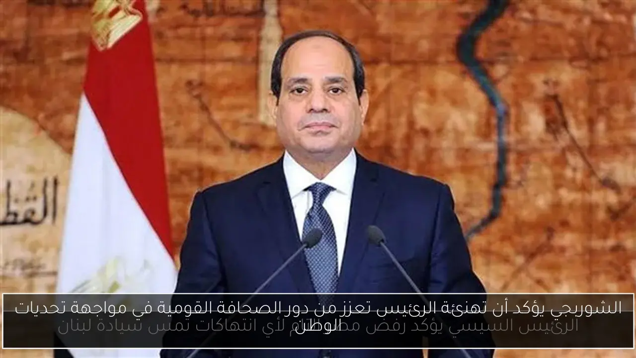 الشوربجي يؤكد أن تهنئة الرئيس تعزز من دور الصحافة القومية في مواجهة تحديات الوطن