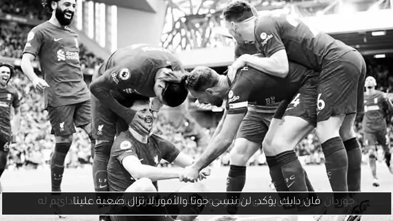 فان دايك يؤكد: لن ننسى جوتا والأمور لا تزال صعبة علينا