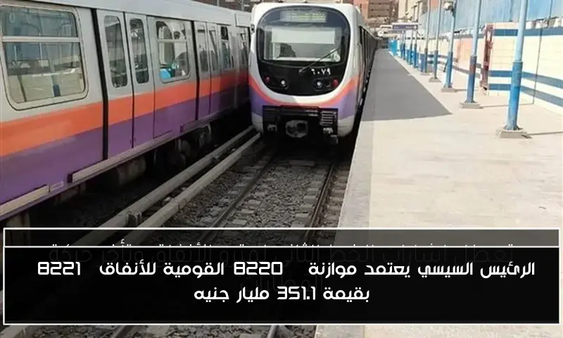 الرئيس السيسي يعتمد موازنة “القومية للأنفاق” بقيمة 351.1 مليار جنيه