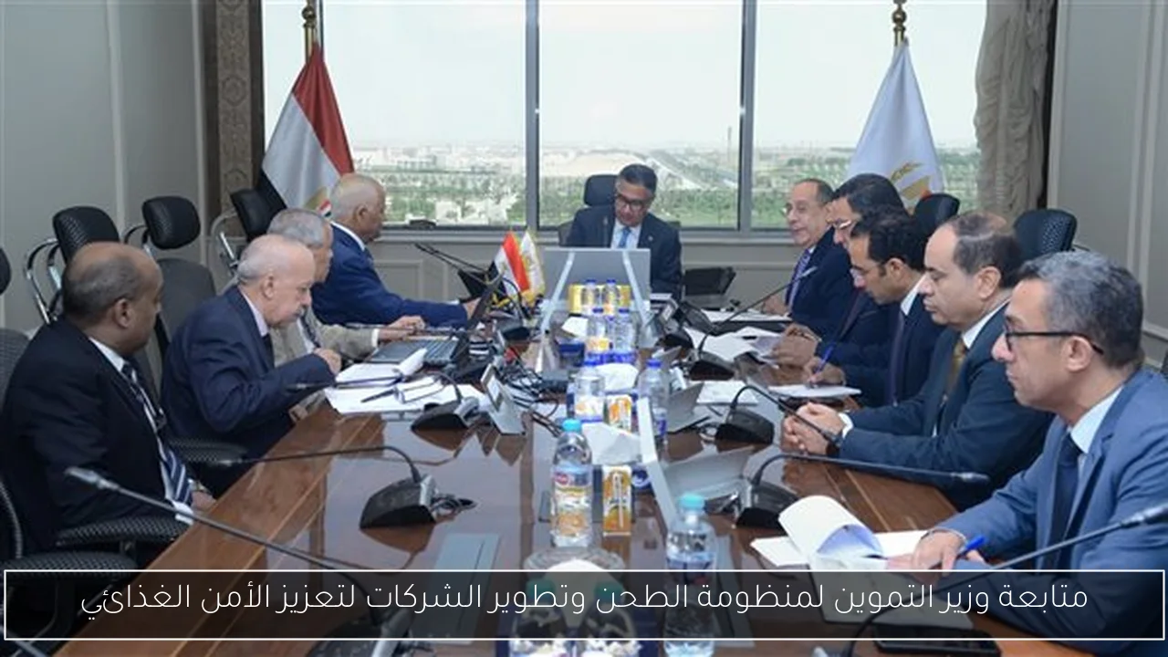 متابعة وزير التموين لمنظومة الطحن وتطوير الشركات لتعزيز الأمن الغذائي