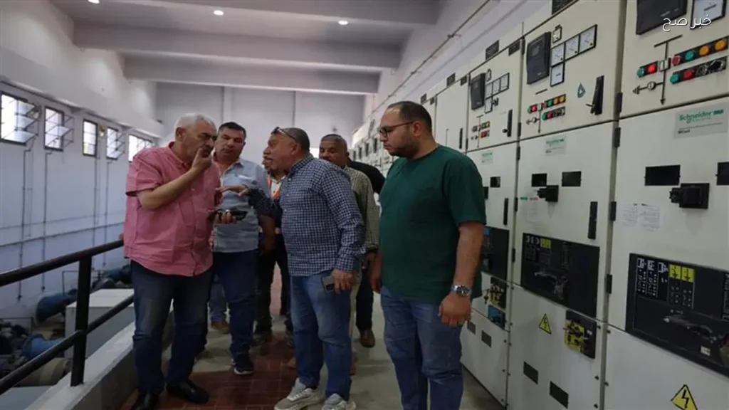 تفقد رئيس مياه القاهرة لعمليات التشغيل في المعادي والمقطم