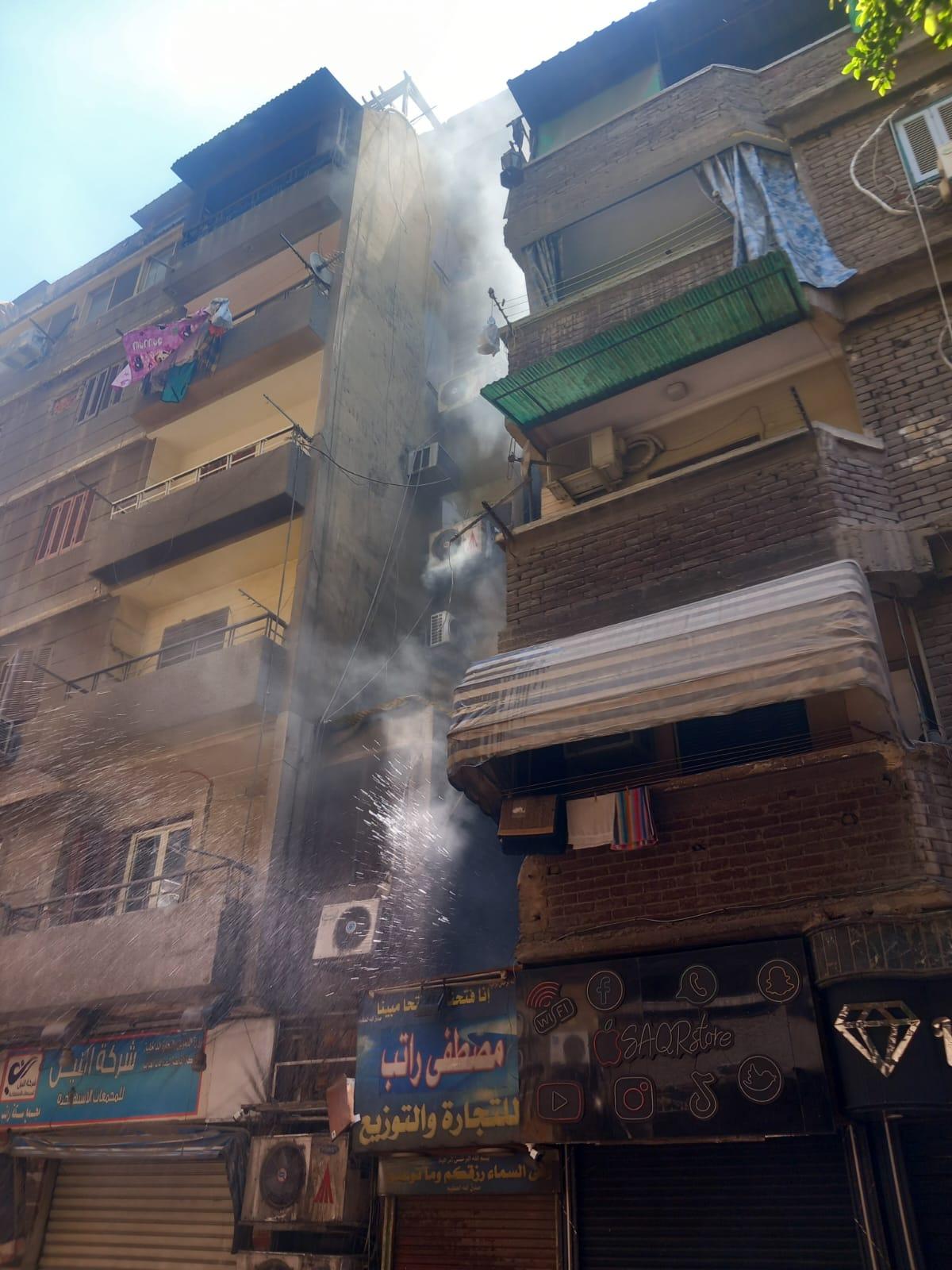 صور السيطرة على حريق