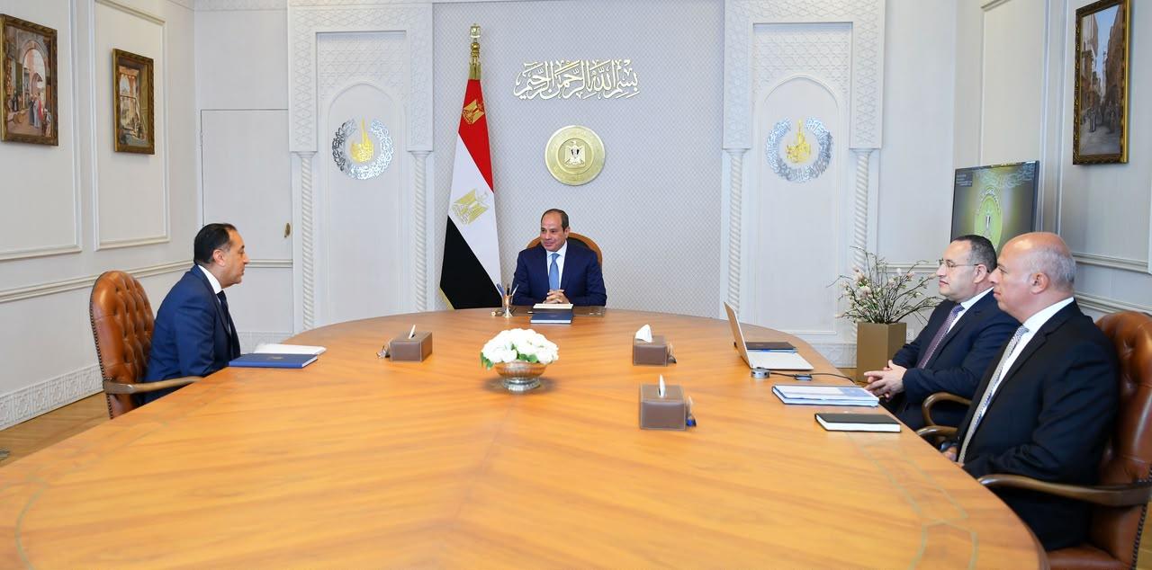 لقاء الرئيس السيسي ورئيس الوزراء ووزير التعليم العالي