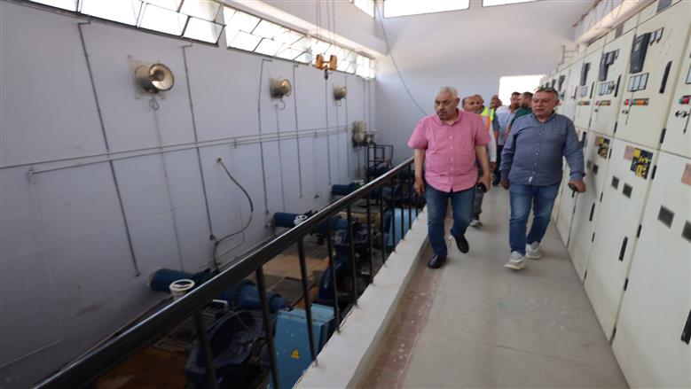 جولة رئيس شركة مياه الشرب
