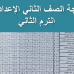 نتيجة الصف الثاني الاعدادي الترم الثاني بالأسم ورقم الجلوس